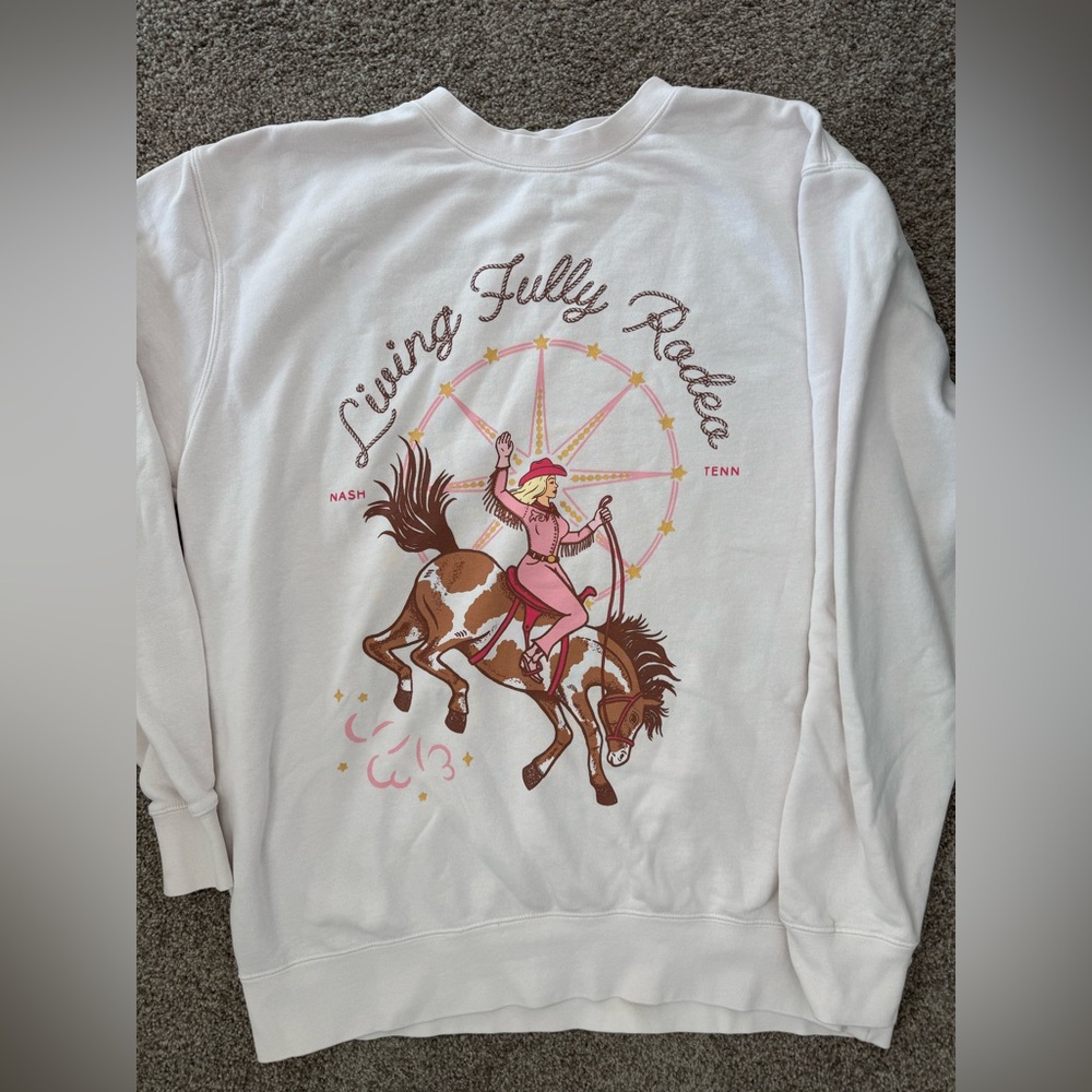 Living Fully Co. Rodeo crewneck sweatshirt